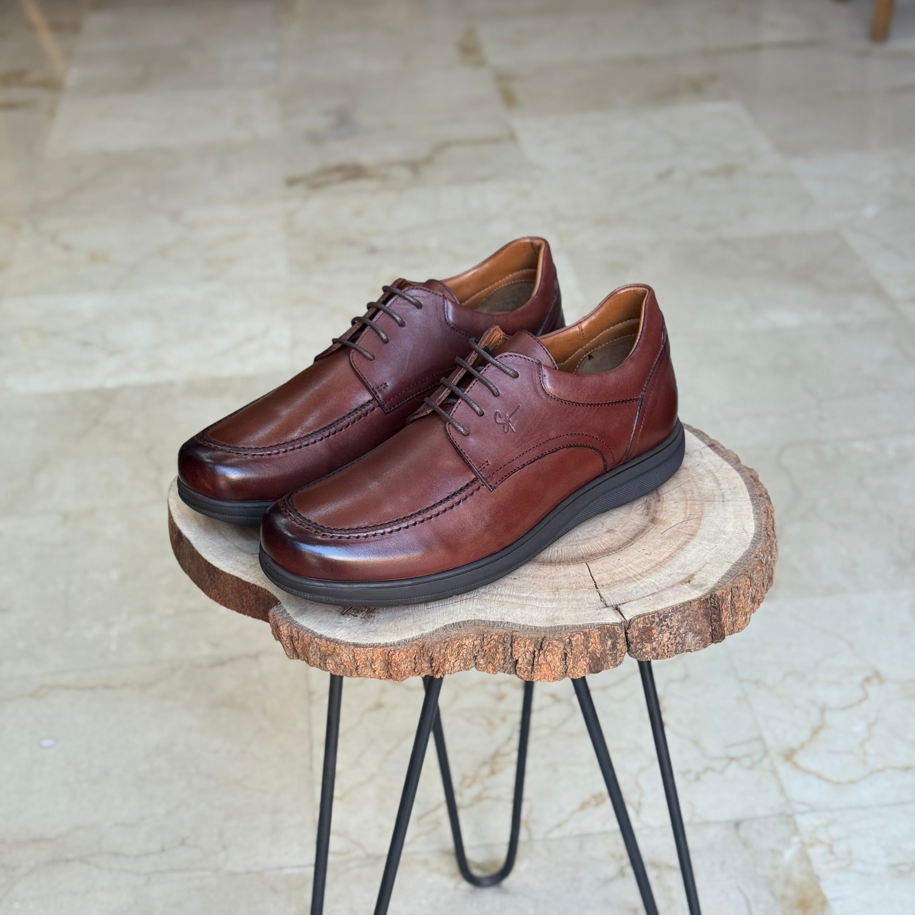 CHAUSSURE MEDICAL EN CUIR 1996 MARRON