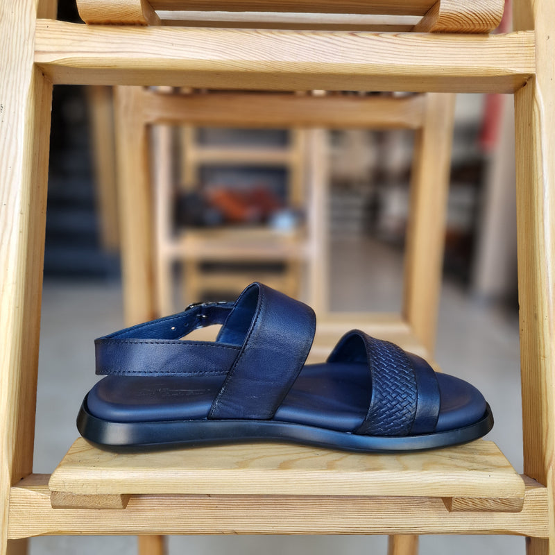 Sendale En Cuir R113 Bleu