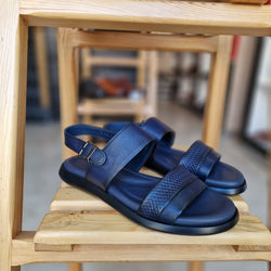 Sendale En Cuir R113 Bleu