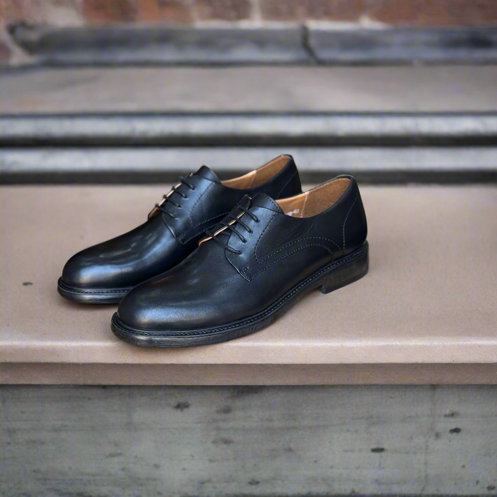 CHAUSSURES EN CUIR VÈRITABLES  REF: IT6038 NOIR