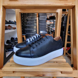 REF: 08 BASKET EN CUIR NOIR - B XC