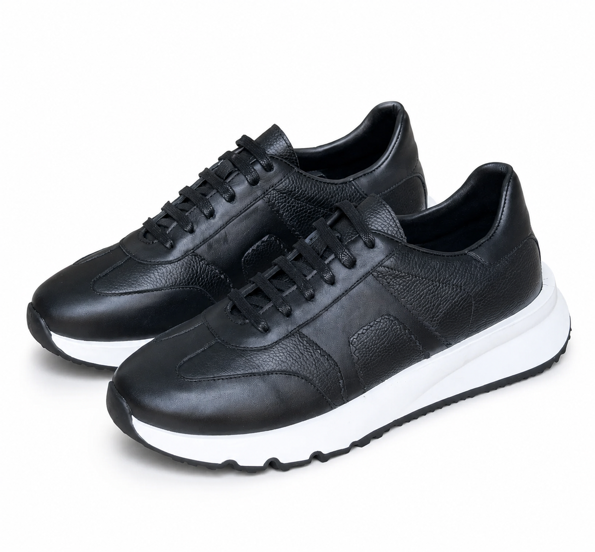 basket en cuir - 926 New NOIR-A