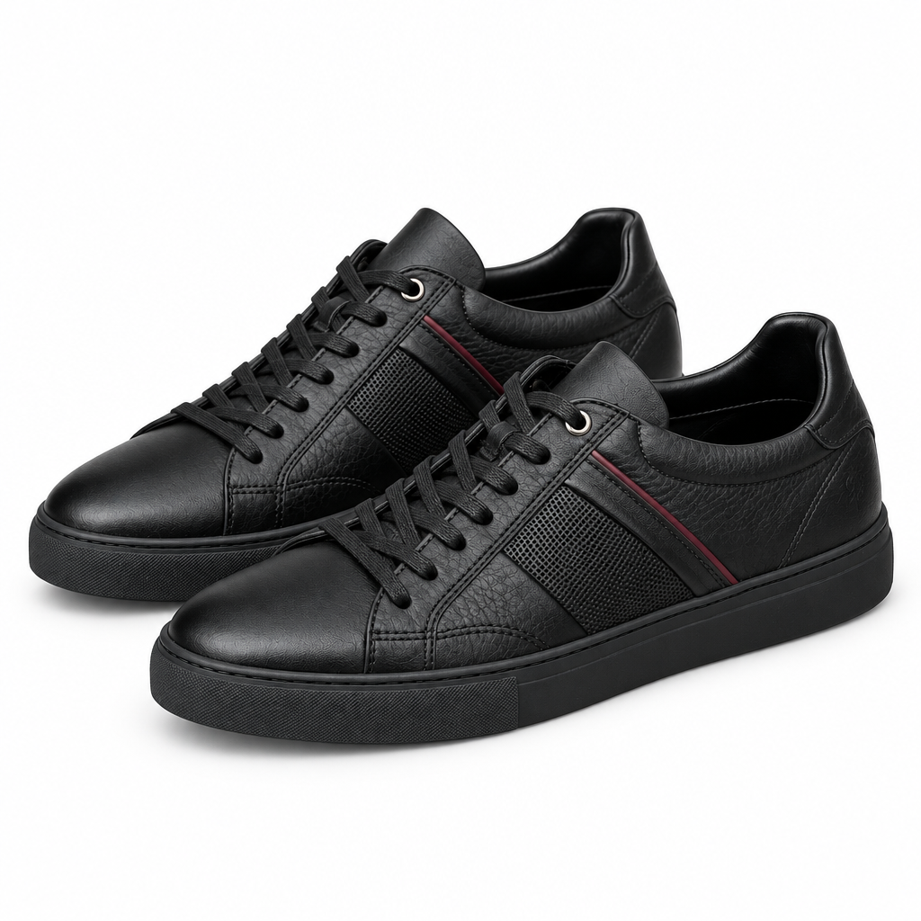 Baskets en Cuir standard 718 noir - Shopilo Shoes