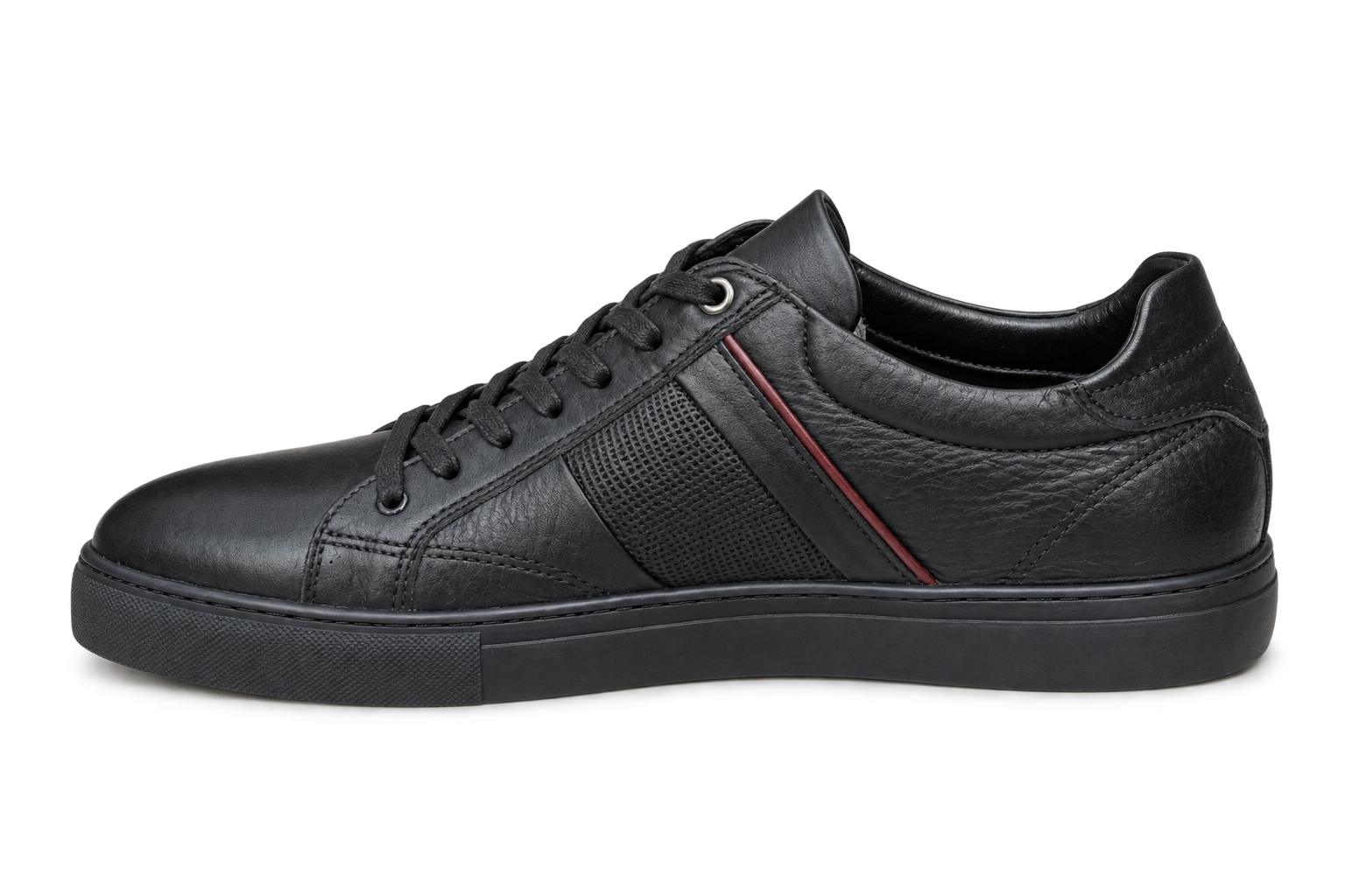Baskets en Cuir standard noir