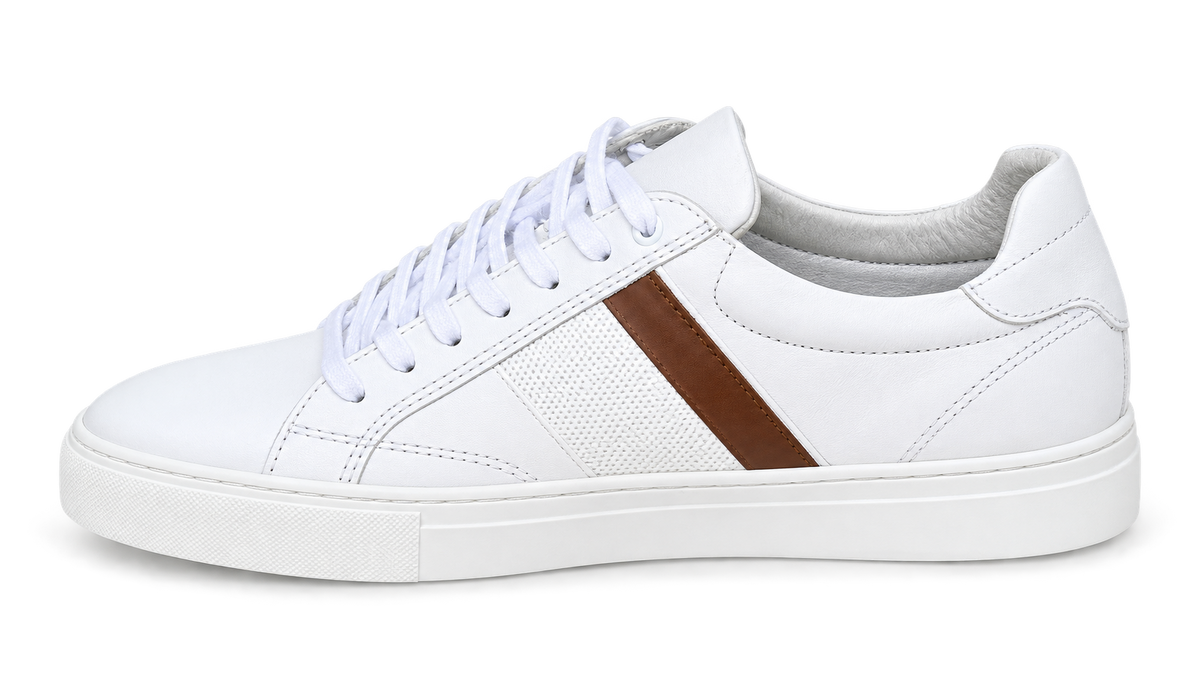 basket en cuir standard  718 blanc