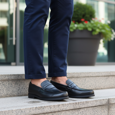 CHAUSSURES EN CUIR DEXTER NOIR - Shopilo Shoes