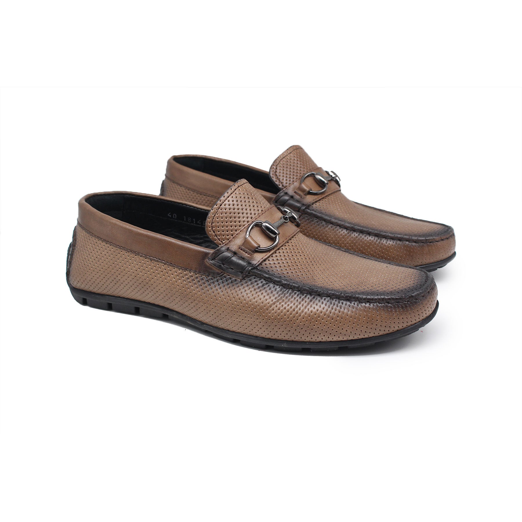Mocassin en Cuir Ref : 1814 Biege