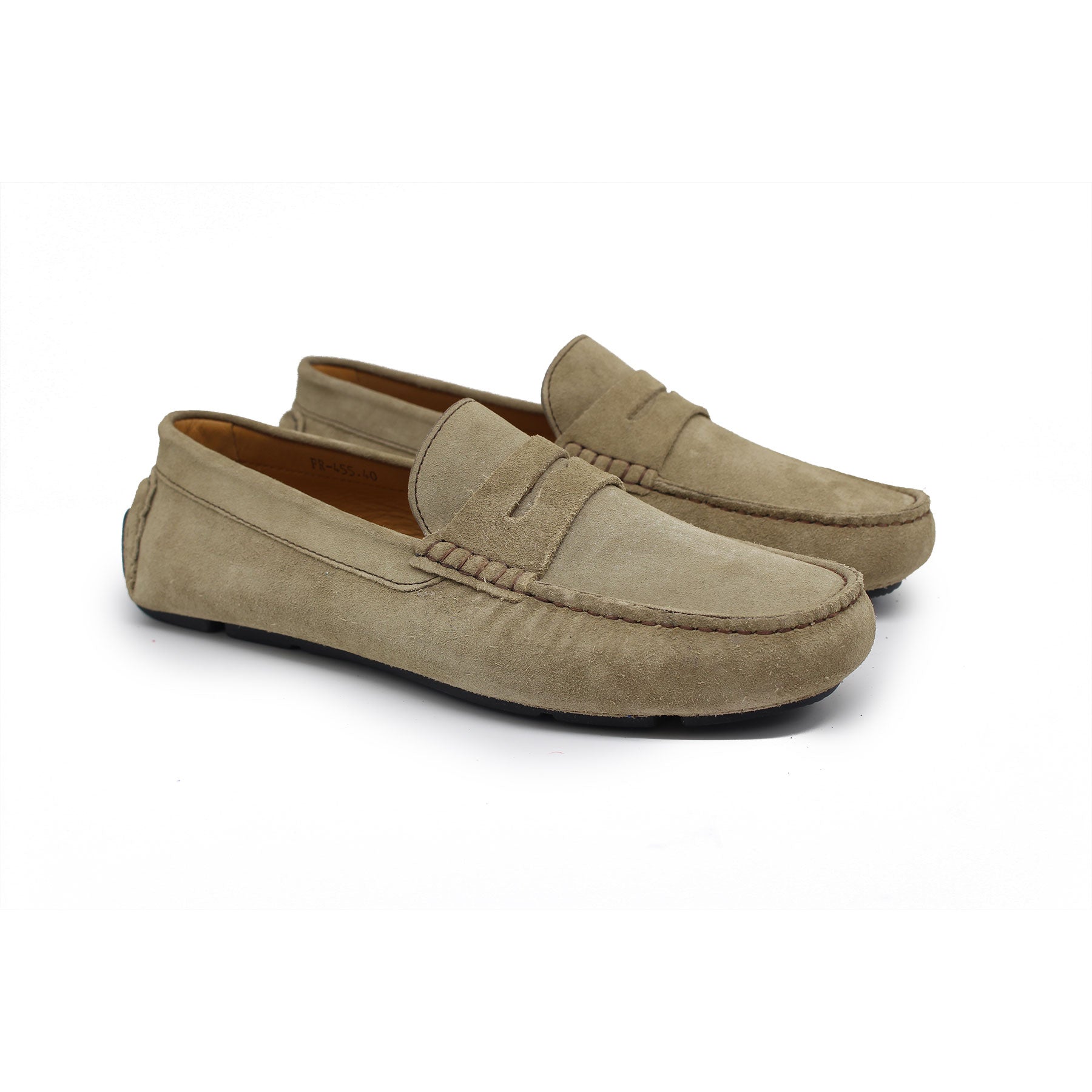 Mocassin en Cuir Ref : 455 Biege Daim