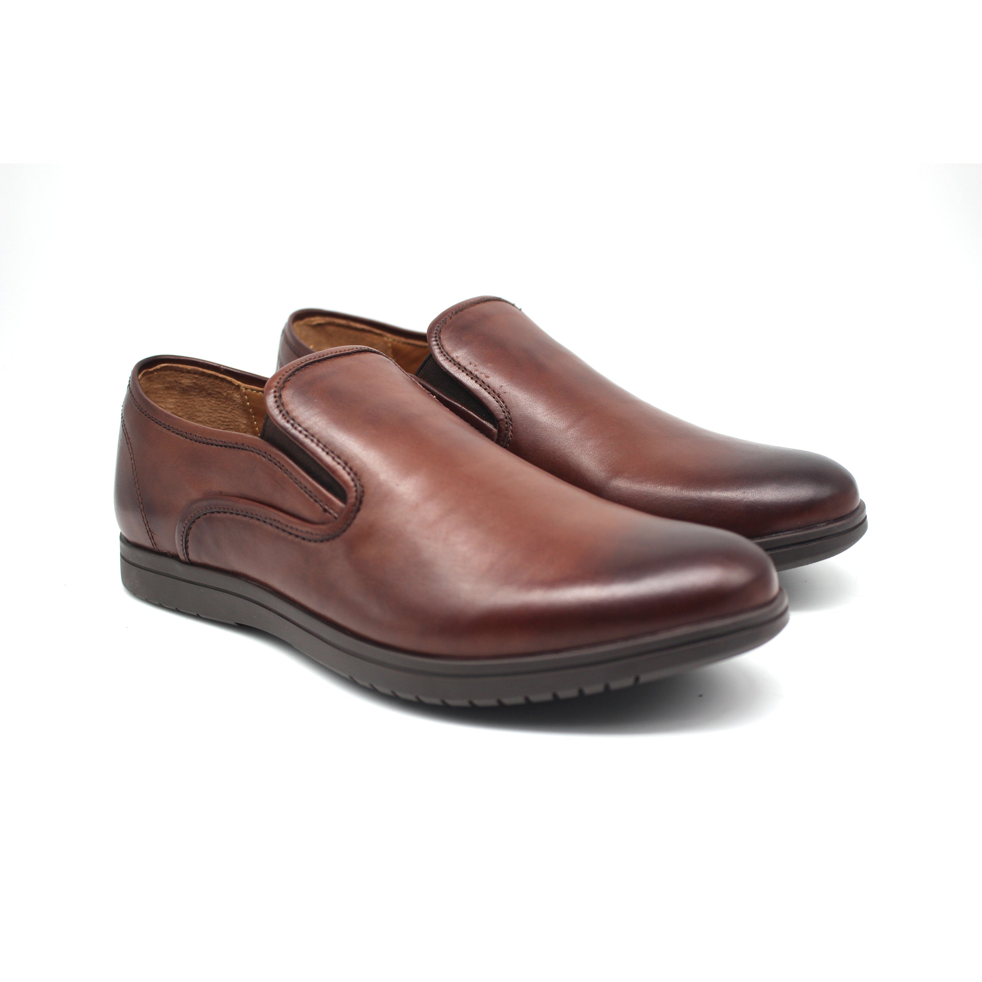 Chaussure Class en Cuir Ref: 9030 Marron Foncé DD