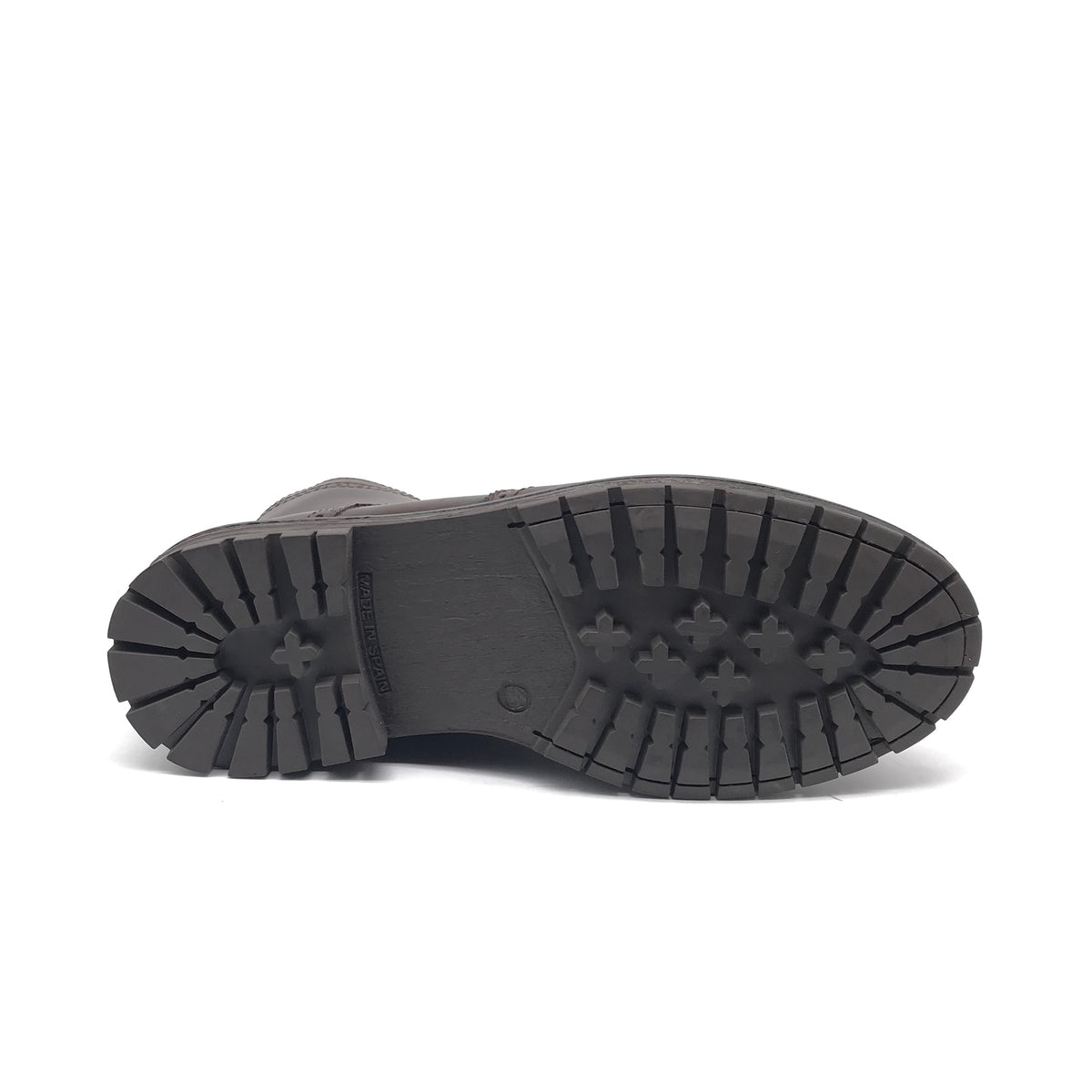 Ref: 405 Bottine en Cuir Marron Foncé PR23 - Shopilo Shoes