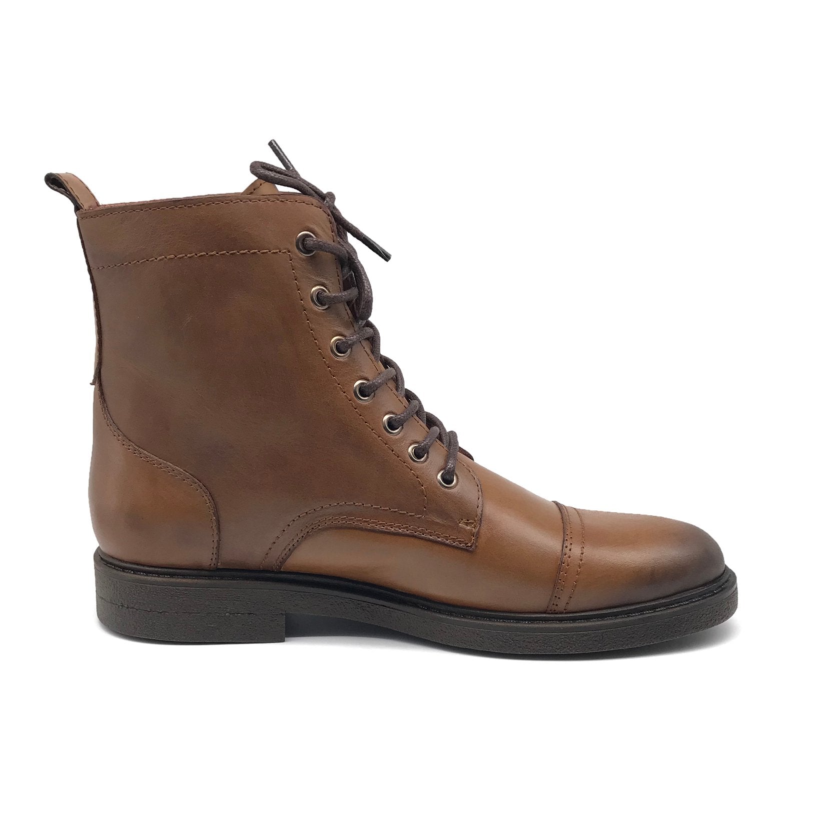 Ref: 003 Bottine en Cuir Marron Clair Pr23