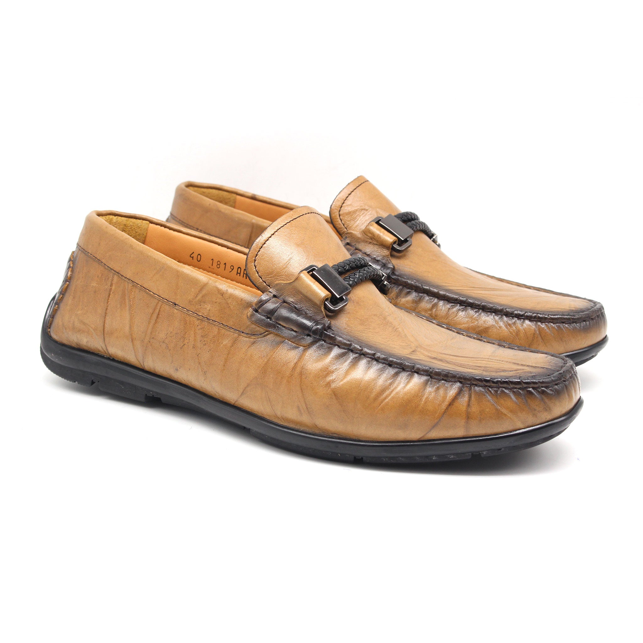 MOCASSIN EN CUIR REF 1819 BEIGE AR