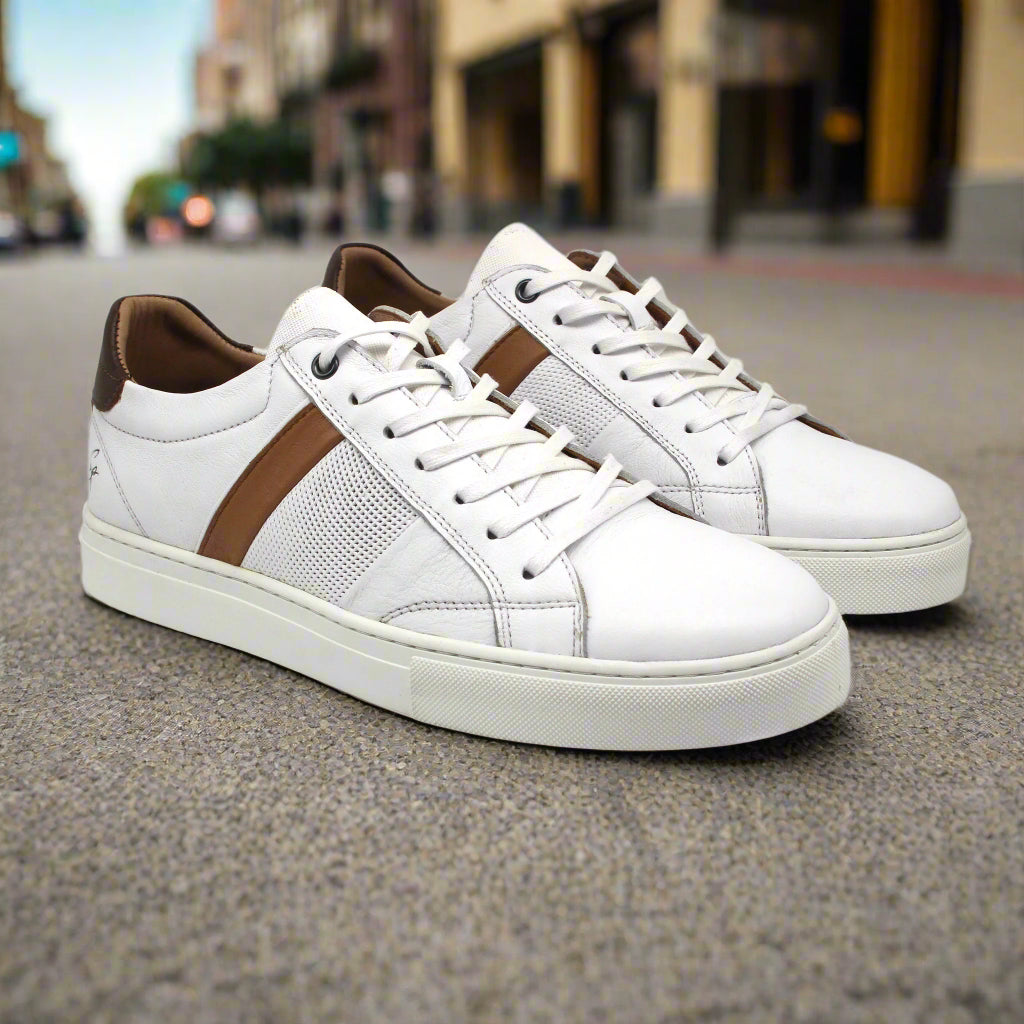 Basket en cuir standard 718 blanc