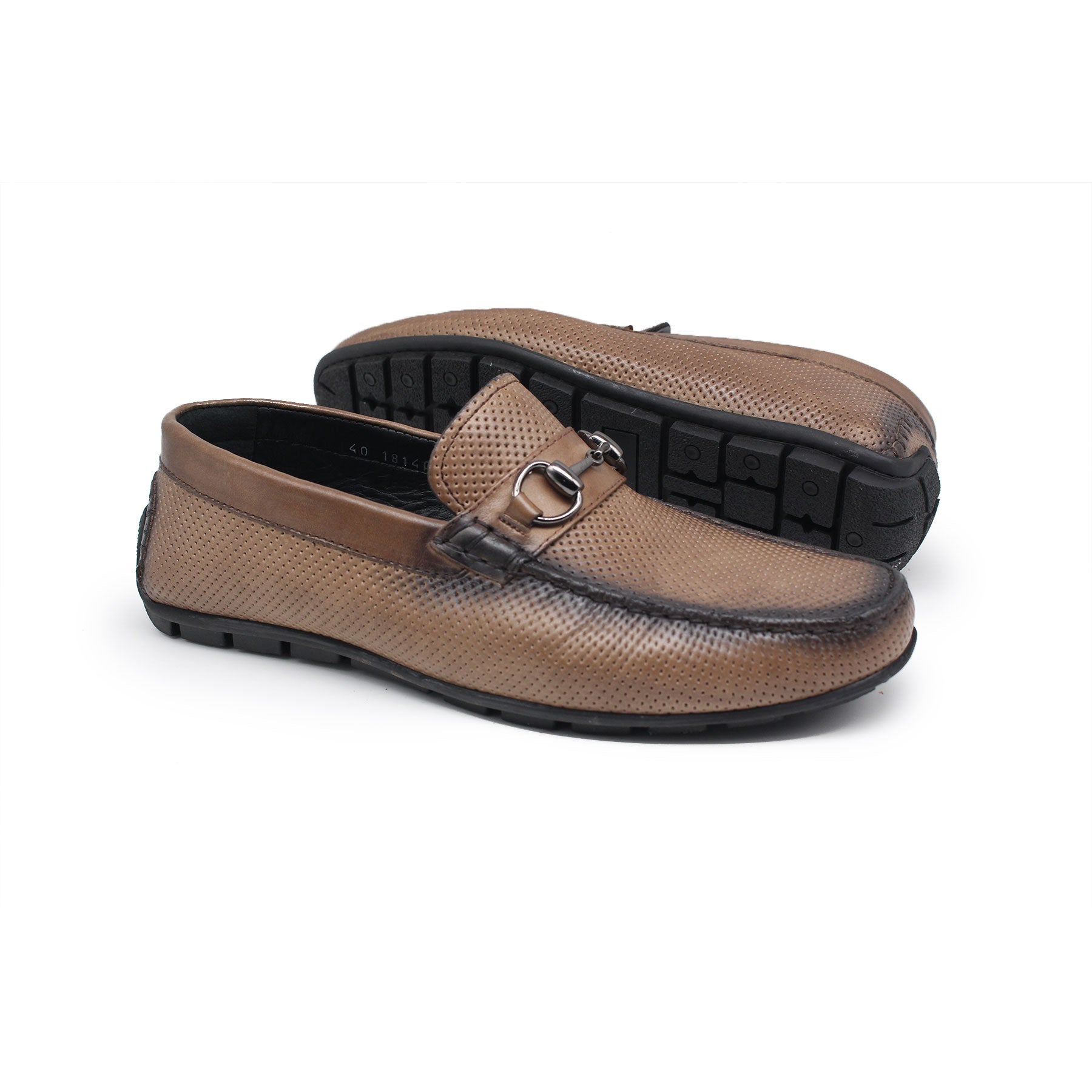 Mocassin en Cuir Ref : 1814 Biege