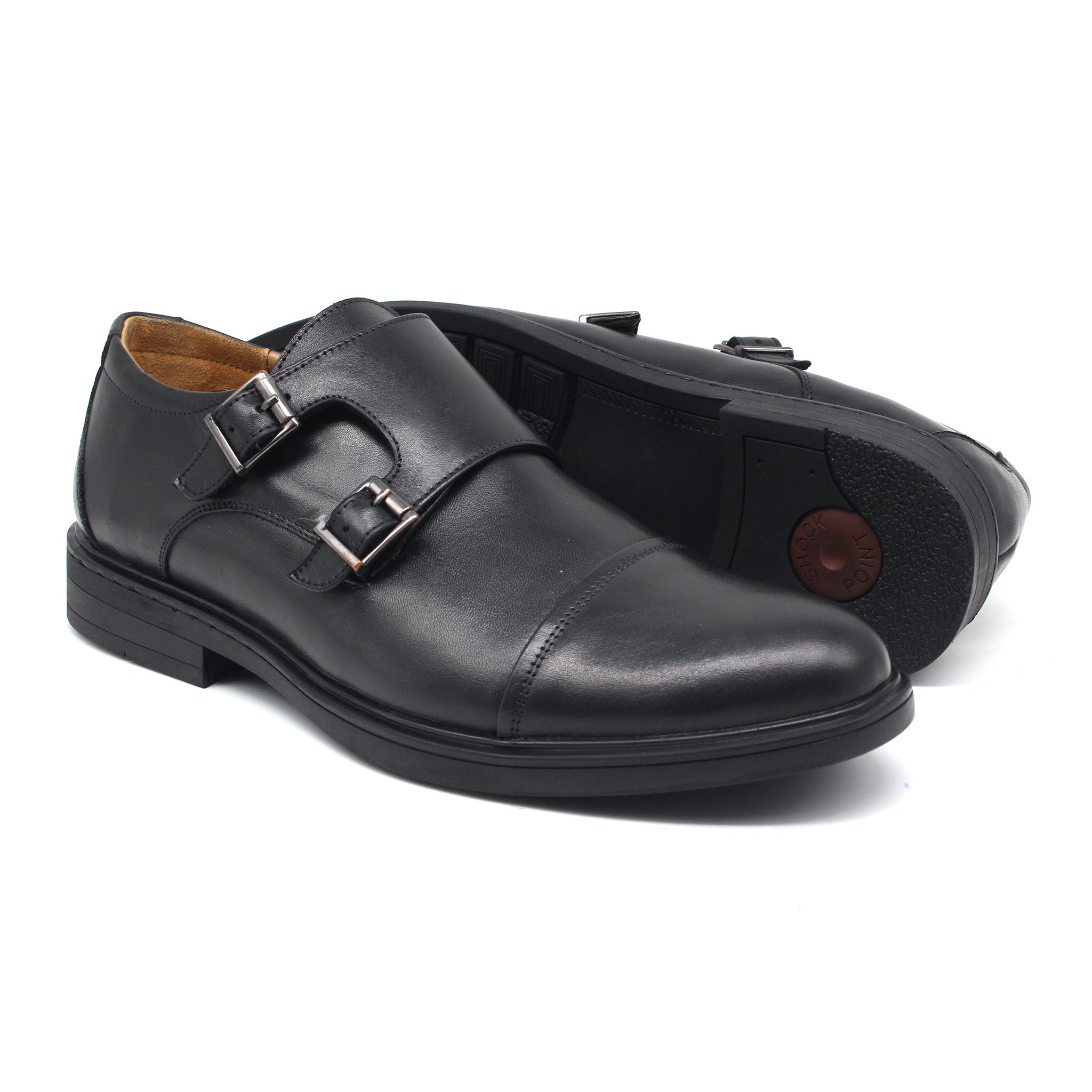 REF:  0154 CHAUSSURE CLASS EN CUIR NOIR
