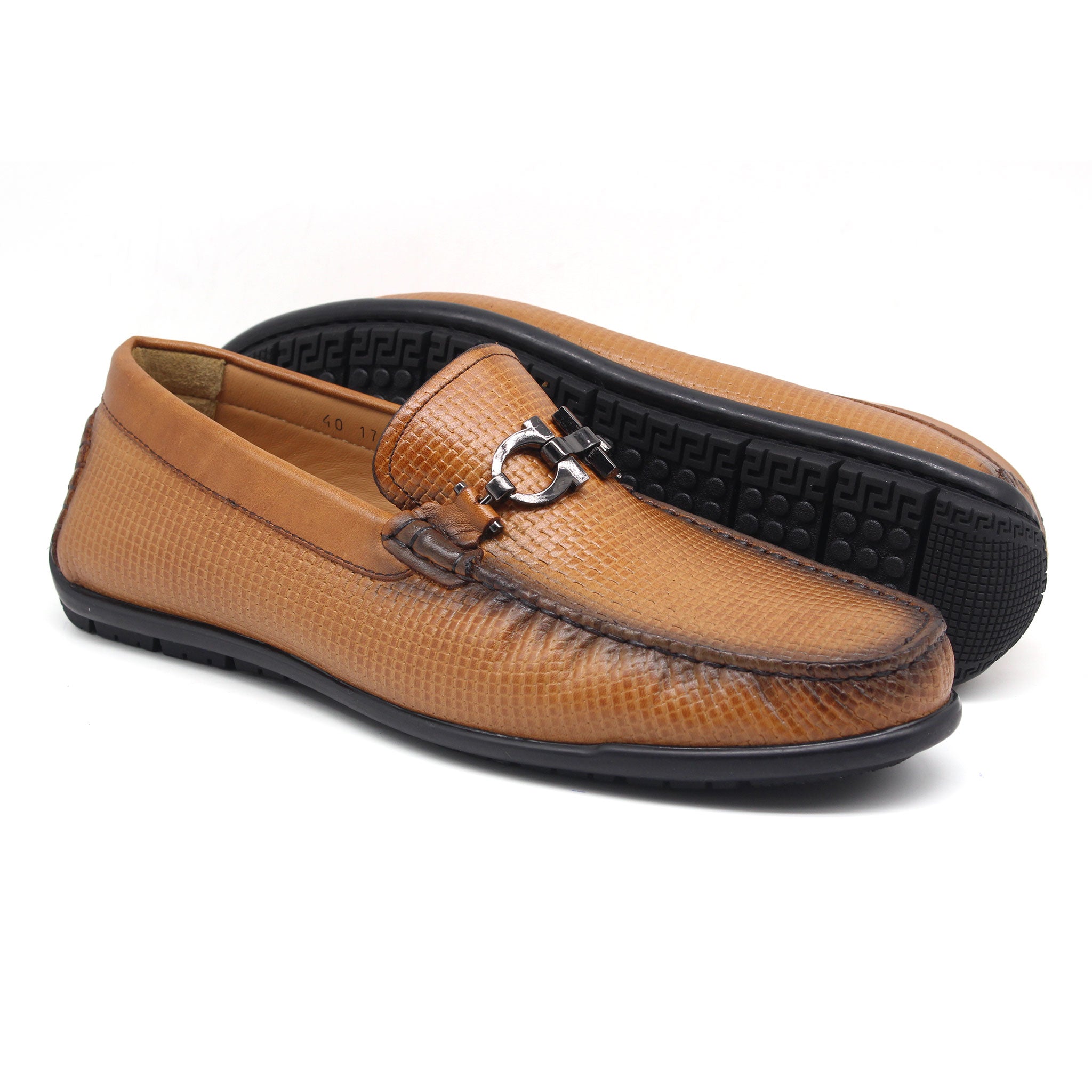 MOCASSIN EN CUIR REF 1717 MARRON CLAIR
