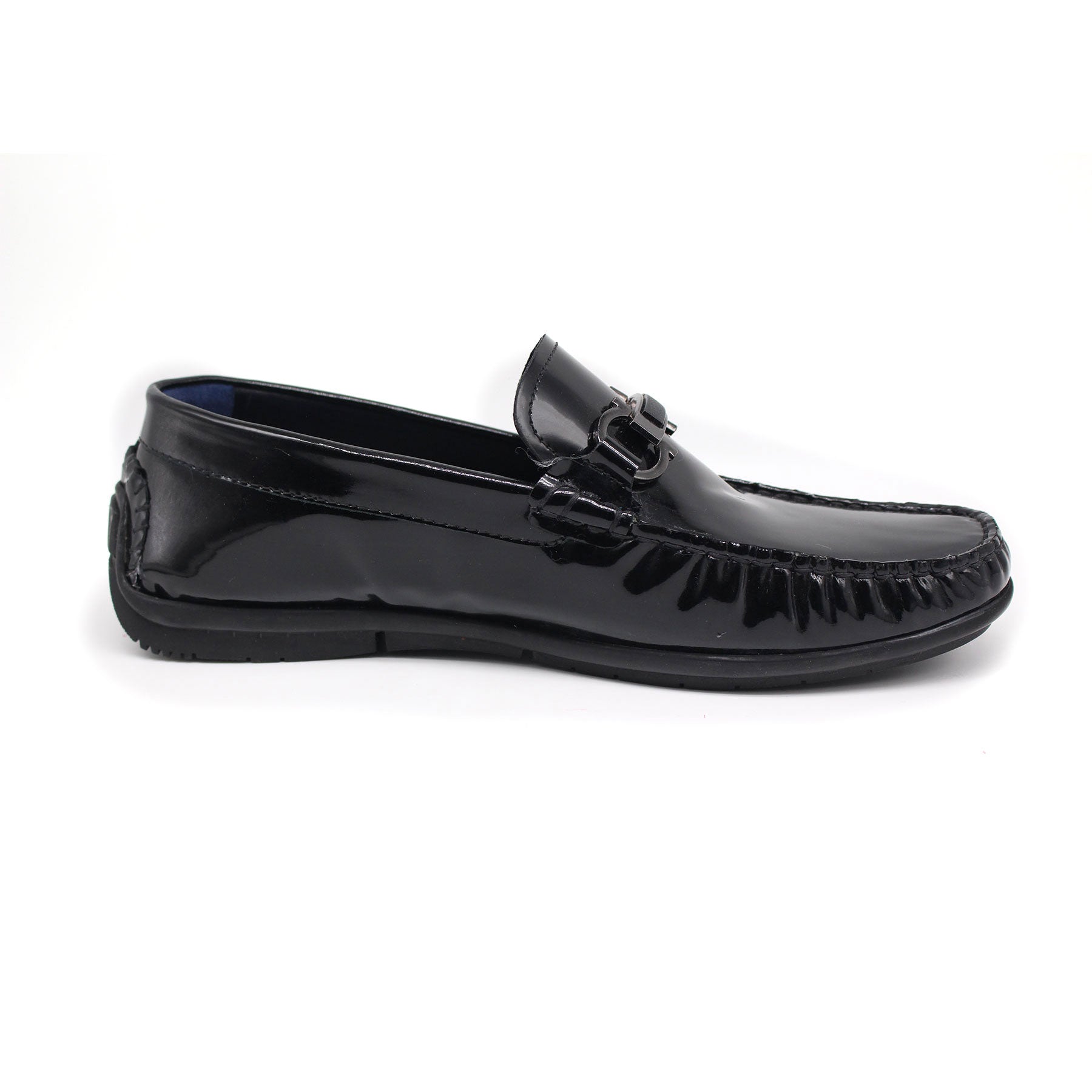 Mocassin en Cuir Ref : 0028 Noir Demasquable