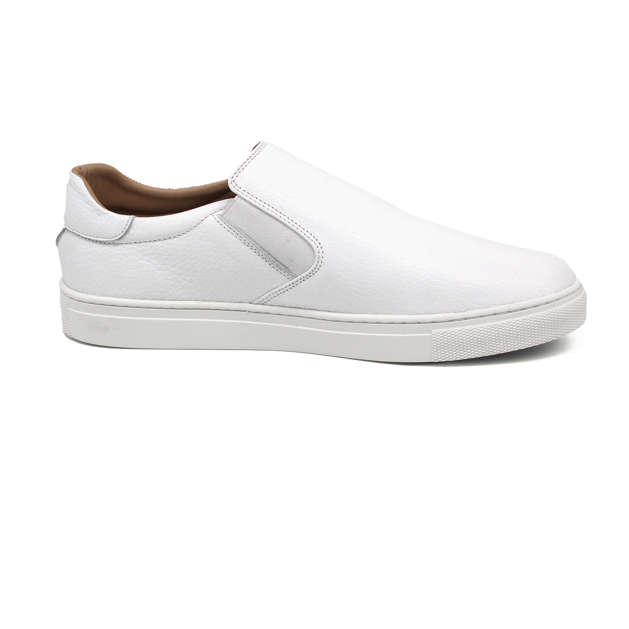 REF: 816 BASKET EN CUIR BLANC B24K 5321