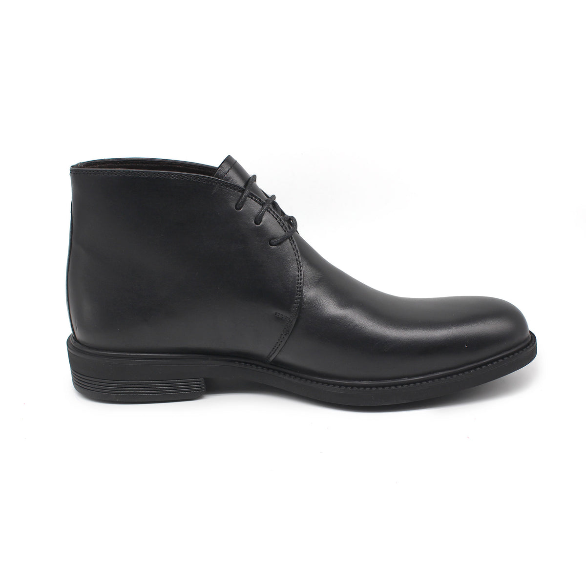 Ref: 1811 Bottine en Cuir Noir 4MDL - Shopilo Shoes
