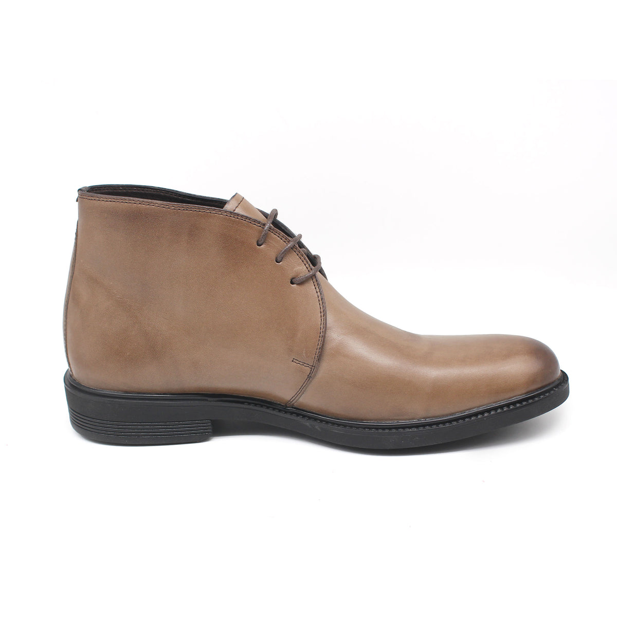 Ref: 1811 Bottine en Cuir Biege 4MDL - Shopilo Shoes