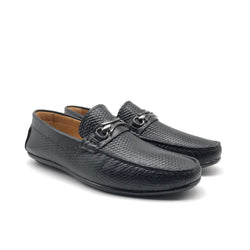 MO1823 Mocassin en Cuir Noir
