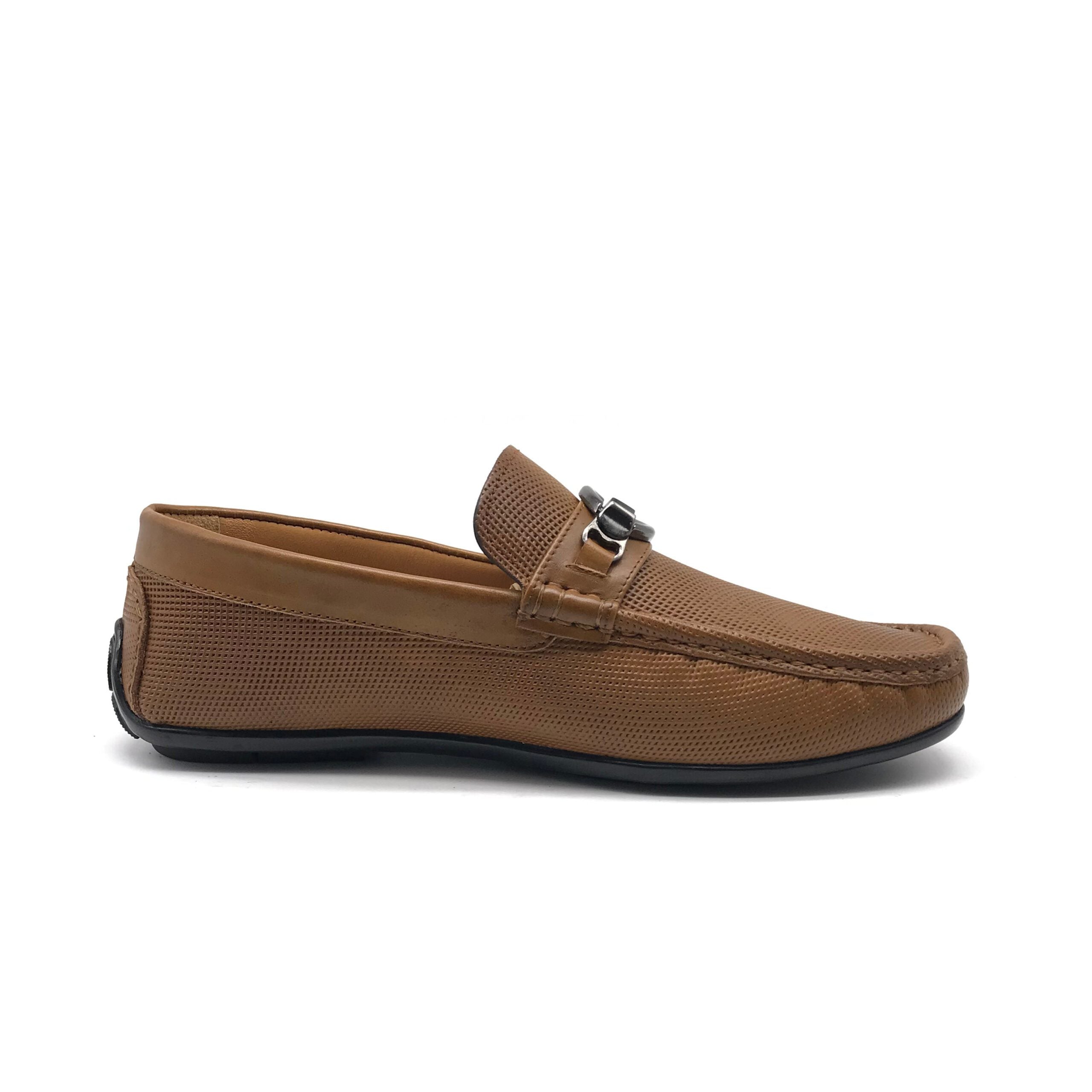MO1046 Mocassin en Cuir Sablé