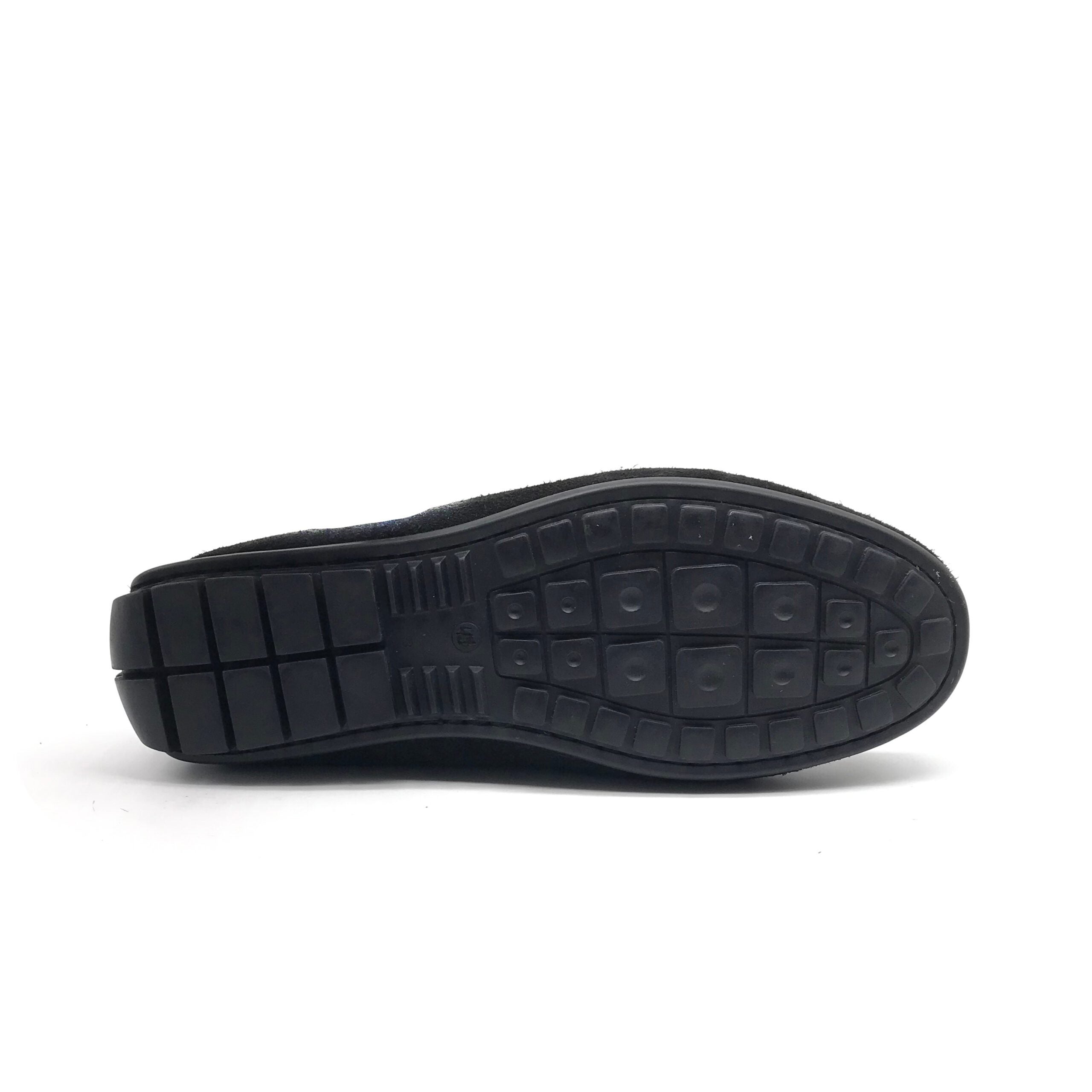 1051 Mocassin en Cuir Daim Bordeaux