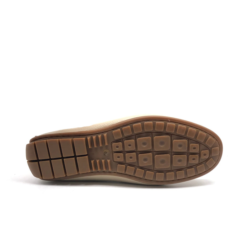 1047 Mocassin en Cuir Bordeaux