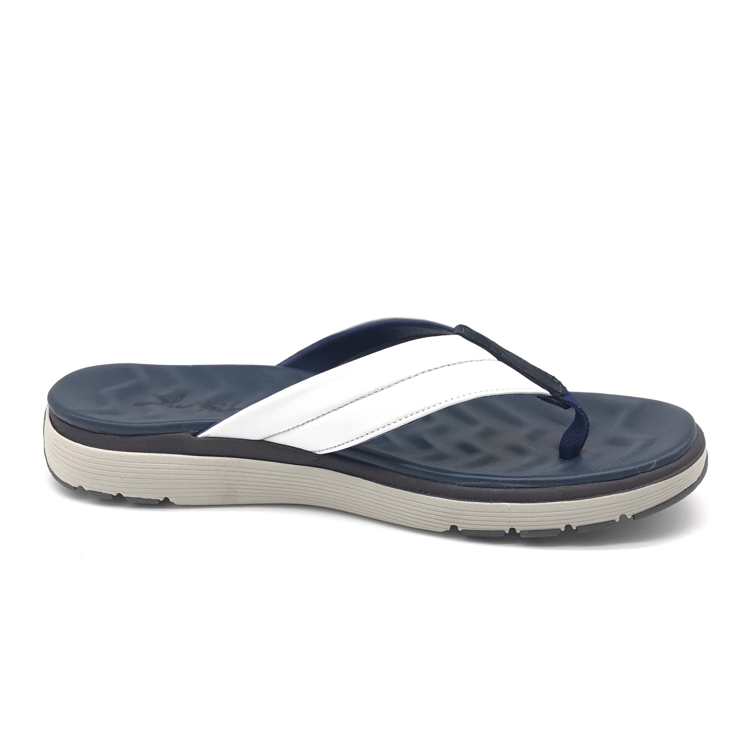 113 Sandale en Cuir 1ère Qualité Blanc
