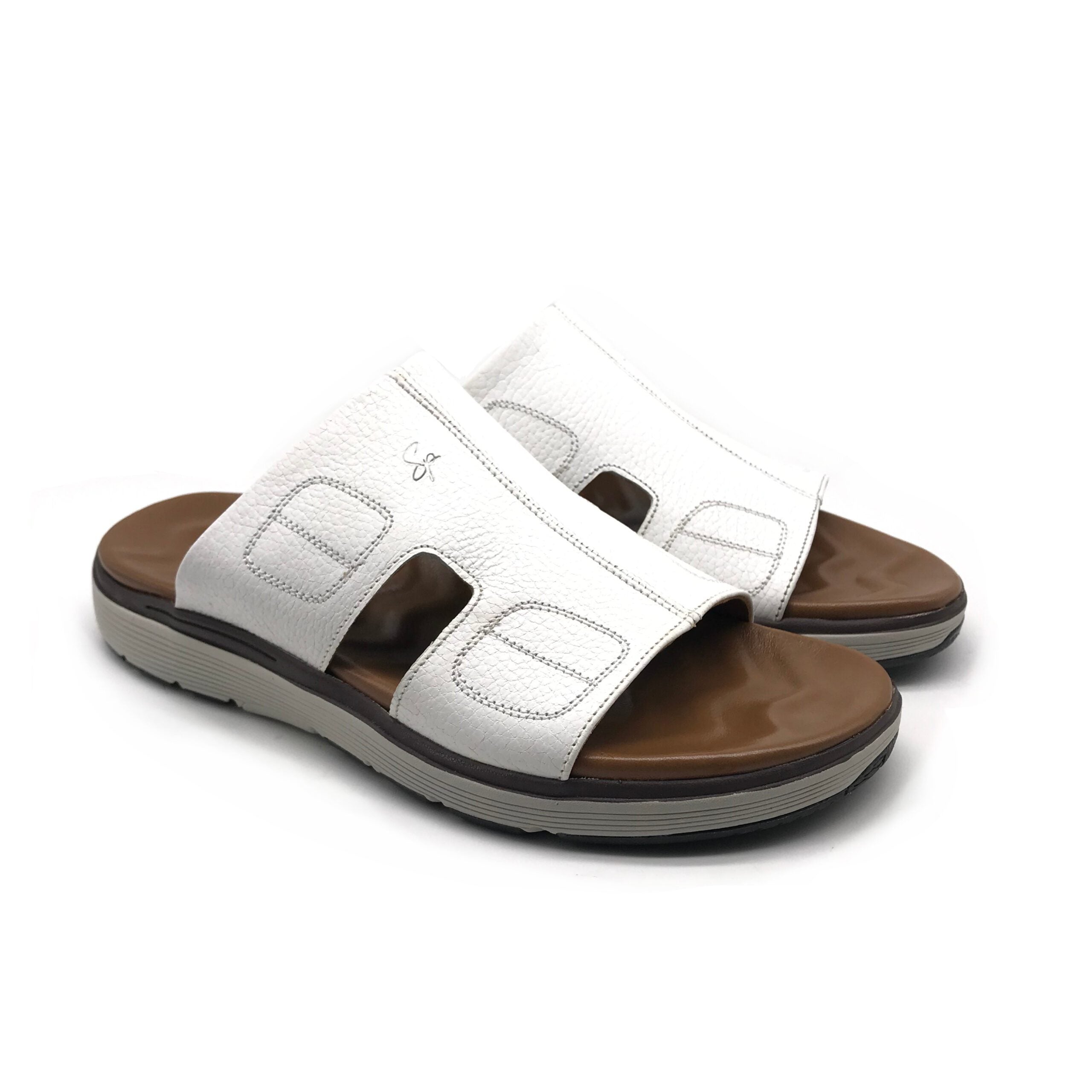 020 Sandale en Cuir Taba