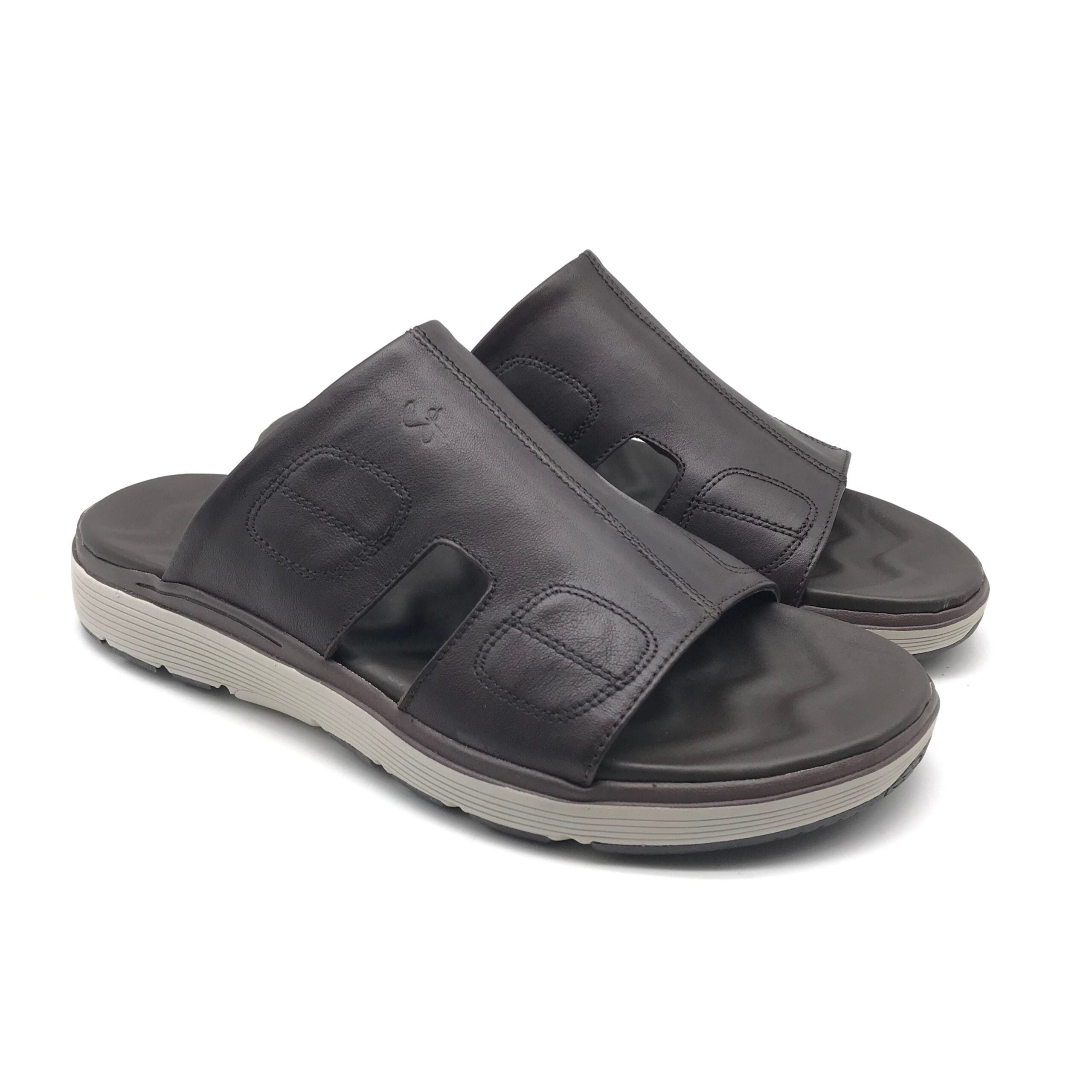 020 Sandale en Cuir Taba